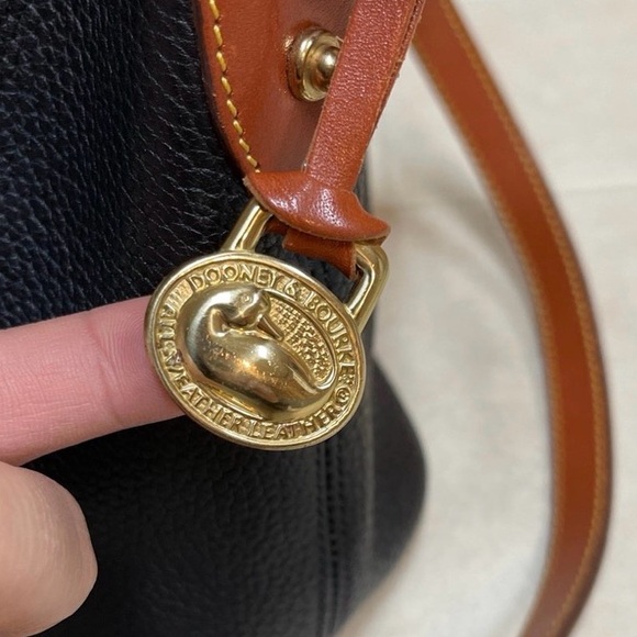 Dooney & Bourke Vintage Leather mini drawstring crossbody bucket bag - Picture 7 of 9